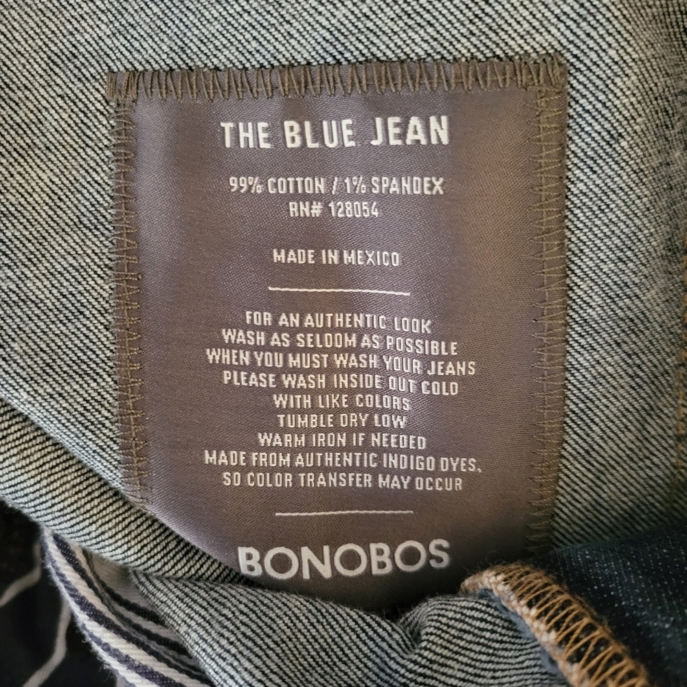 Bonobos The Blue Jean 30 x 31 - Picture 6 of 8